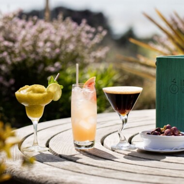 Trinken im Freien in Jersey